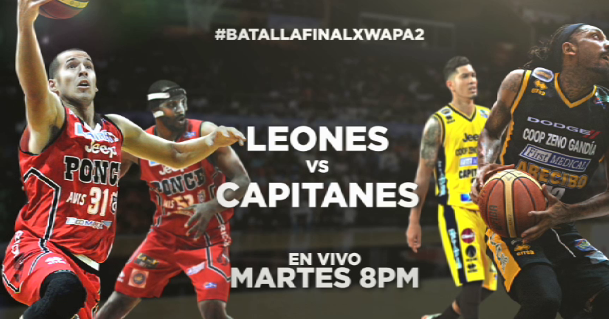 BSN: Leones vs Capitanes el martes a las 8PM  - Noticias - Videos