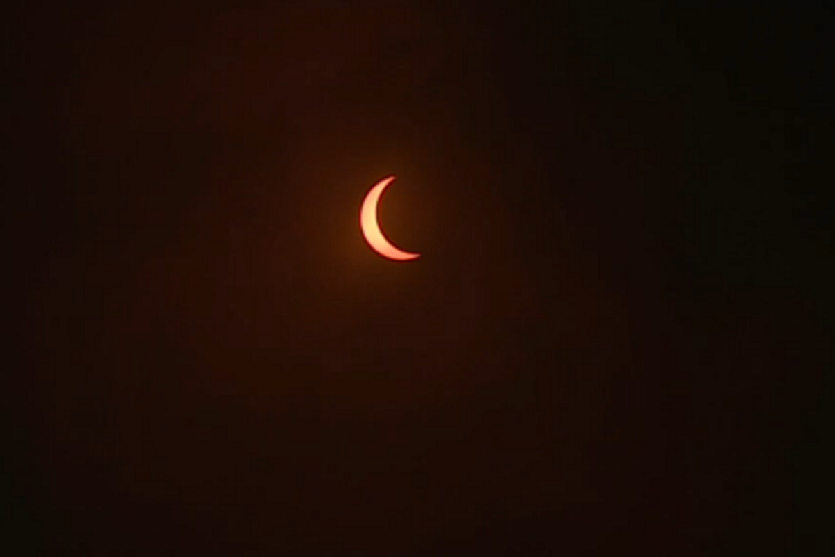 Culmina El Eclipse Solar Parcial Para Pr Wapa Tv Noticias Videos