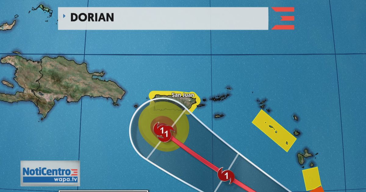 Dorian Pasaría Cerca Del Suroeste De La Isla El Miércoles Wapatv Noticias Videos 8698