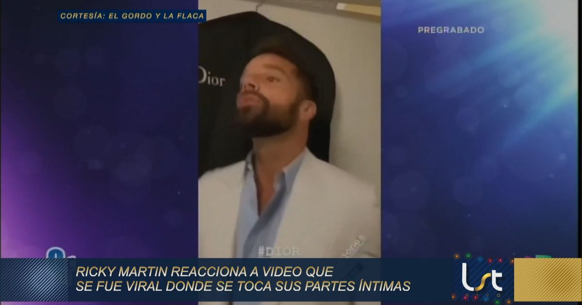 Ricky Martin reacciona a video viral donde se toca sus partes íntimas WAPA tv Noticias Videos